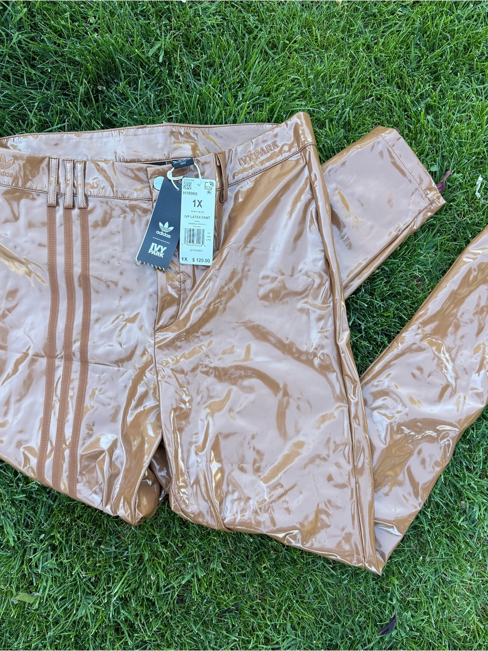 Adidas Ivy Park Latex Pants - Picture 1 of 5